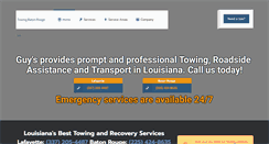 Desktop Screenshot of guystowingservice.com