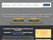 Tablet Screenshot of guystowingservice.com